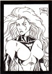PSC (Personal Sketch Card) by T.G. Kinobi Sangalang